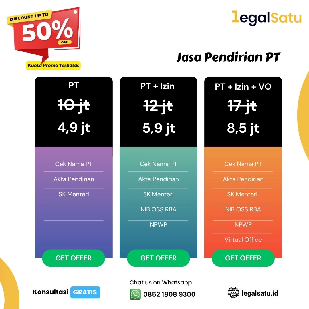 jasa pendirian pt
