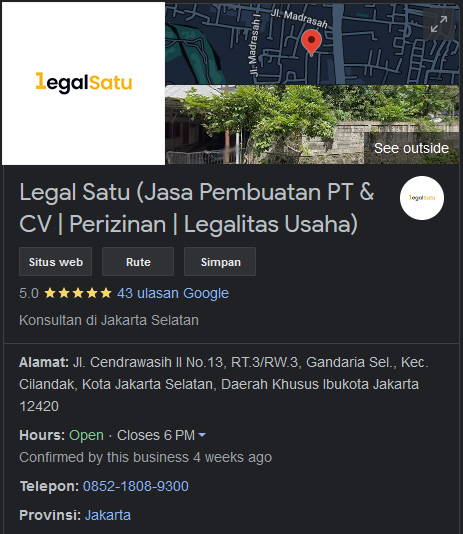 Legal Satu testimonial